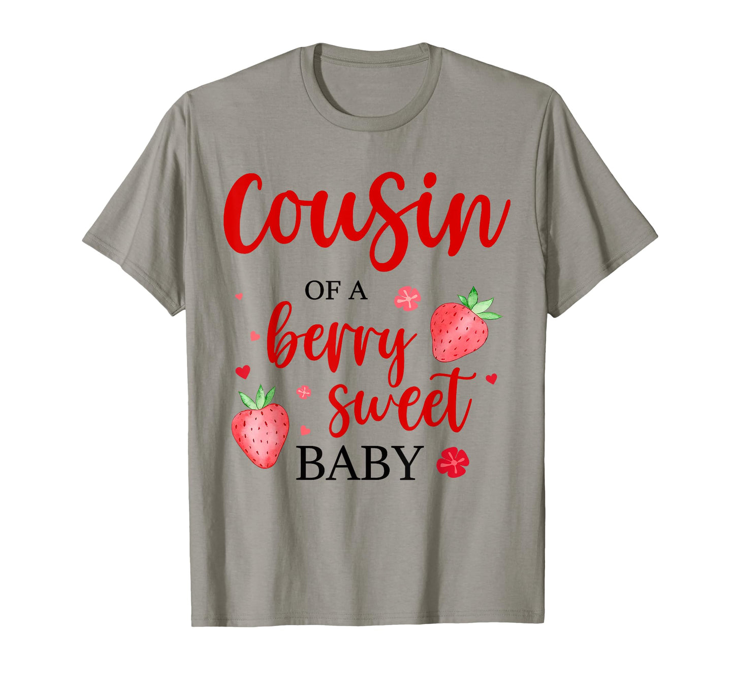 Cousin Of A Berry Sweet One Strawberry Baby First Birthday T-Shirt