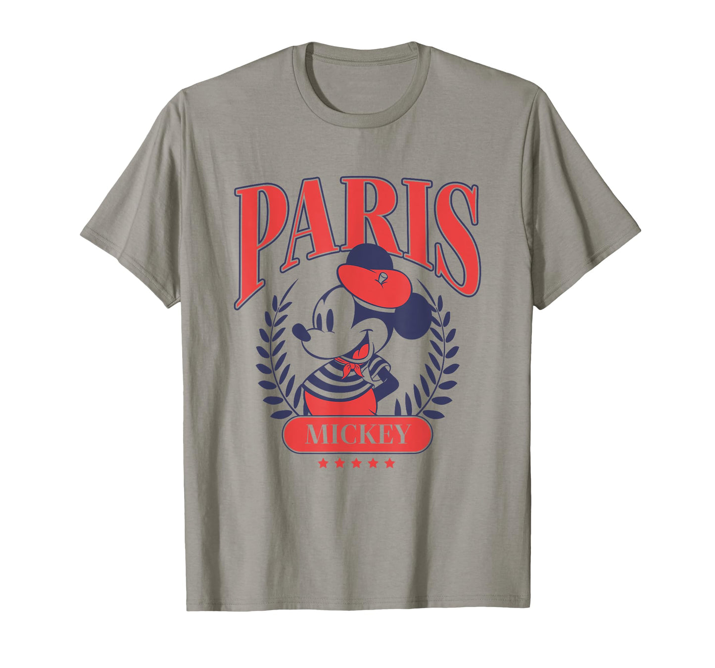 Disney Mickey And Friends Iconic Parisian Mickey Chest Logo T-Shirt
