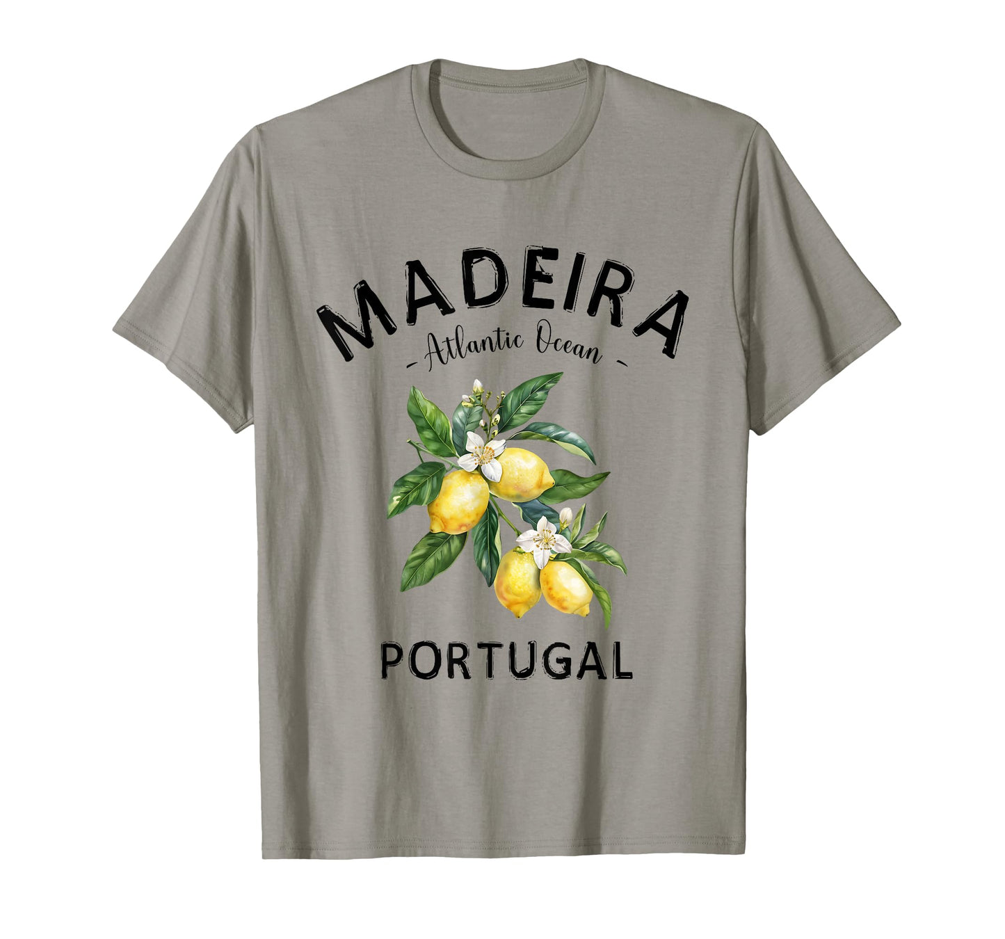Madeira Island Lemon Art Portugese Fruit Portugal Souvenir T-Shirt