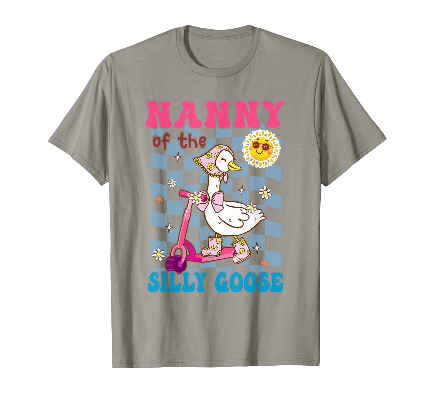 Nanny of The Silly Goose First Birthday Family Matching T-Shirt