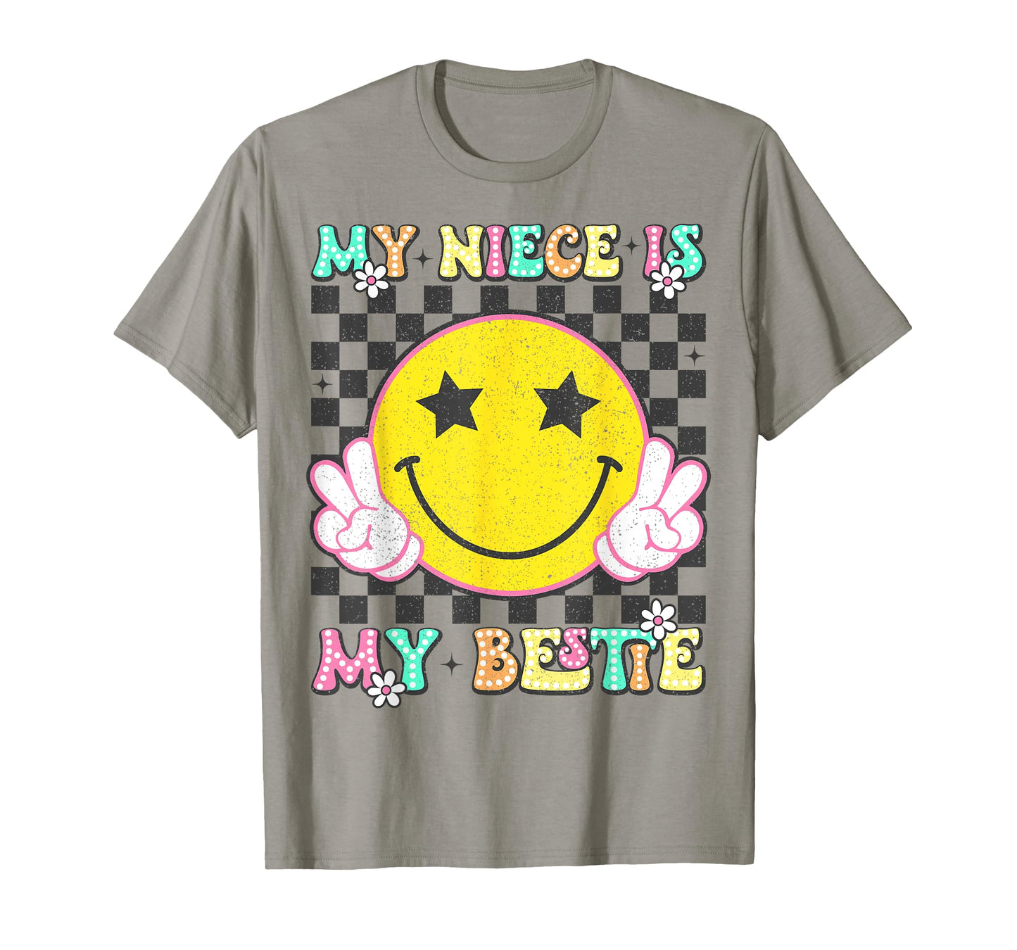 Retro My Niece Is My Bestie Aunt And Niece Matching T-Shirt