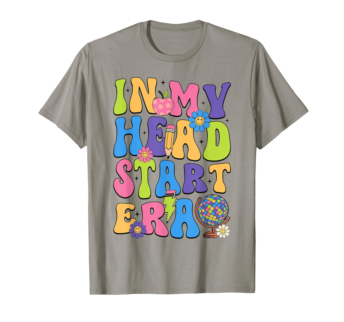 Groovy In My Head Start Era Headstart First Day Of School T-Shirt