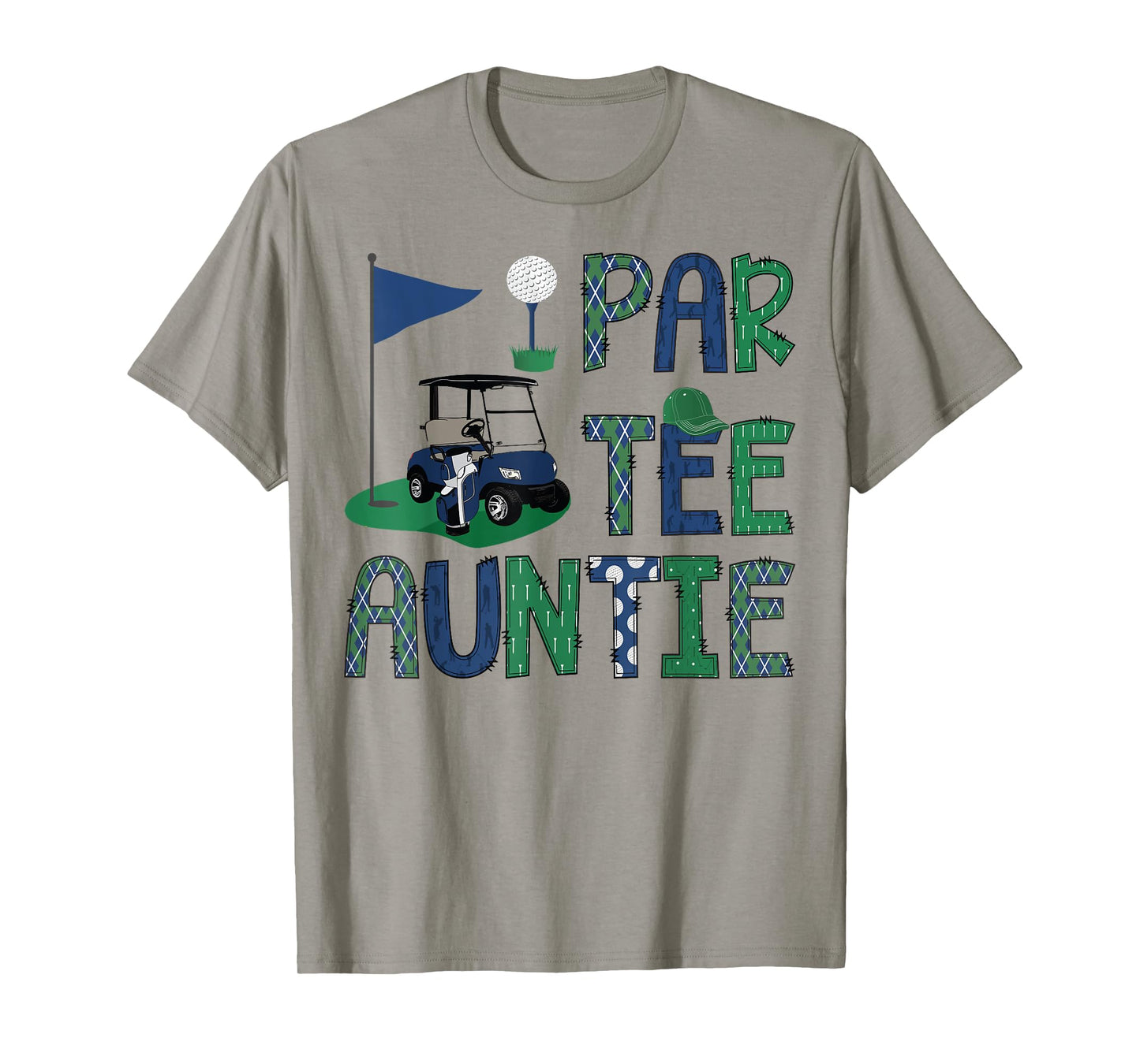 Par-Tee Auntie Golf Lover Birthday Party Family Matching T-Shirt