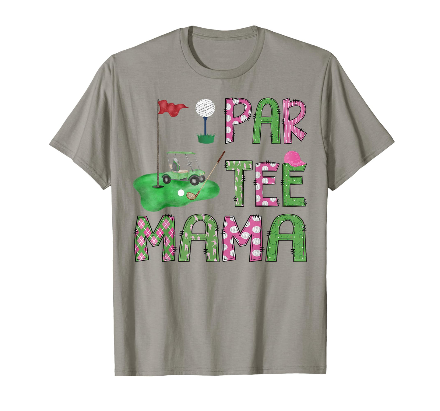 Par-Tee Mama Golf Lover Birthday Girl/Boy Family Matching T-Shirt