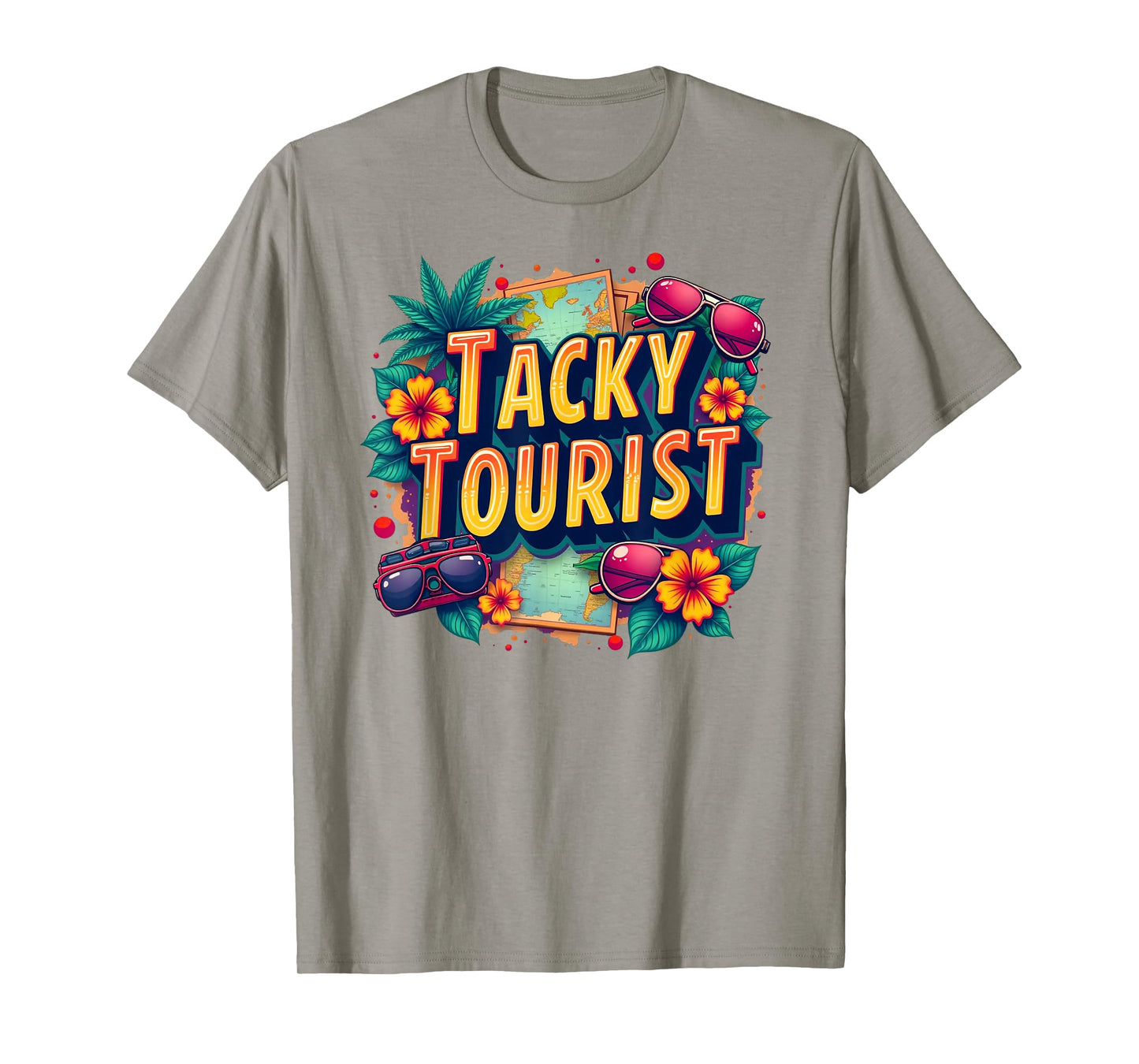 Vacay Tacky Tourist Outfit Wacky Tacky Costume Idea Tacky T-Shirt