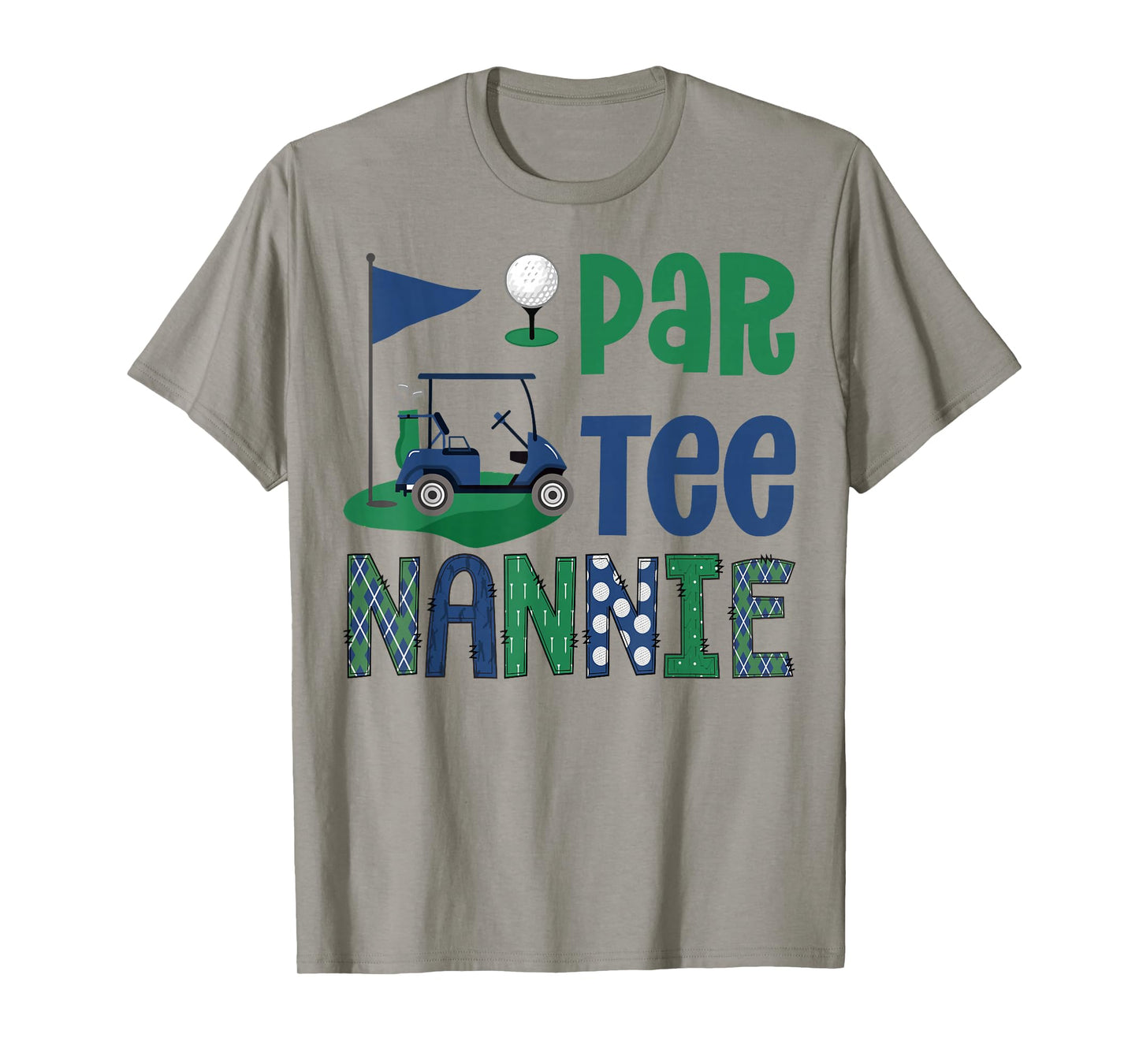 Par-Tee Nannie Golf Lover Birthday Party Family Matching T-Shirt