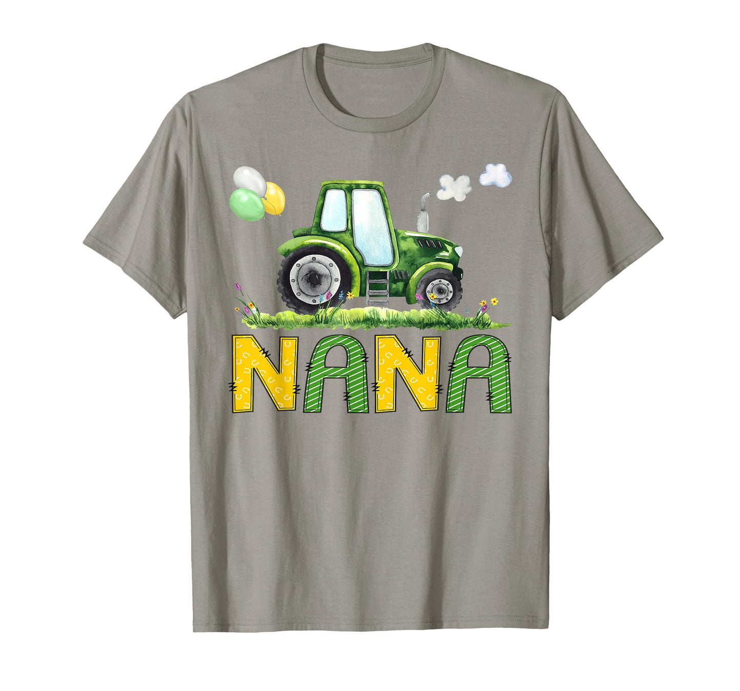 Nana of The Birthday Boy Tractor Farm Truck Matching T-Shirt