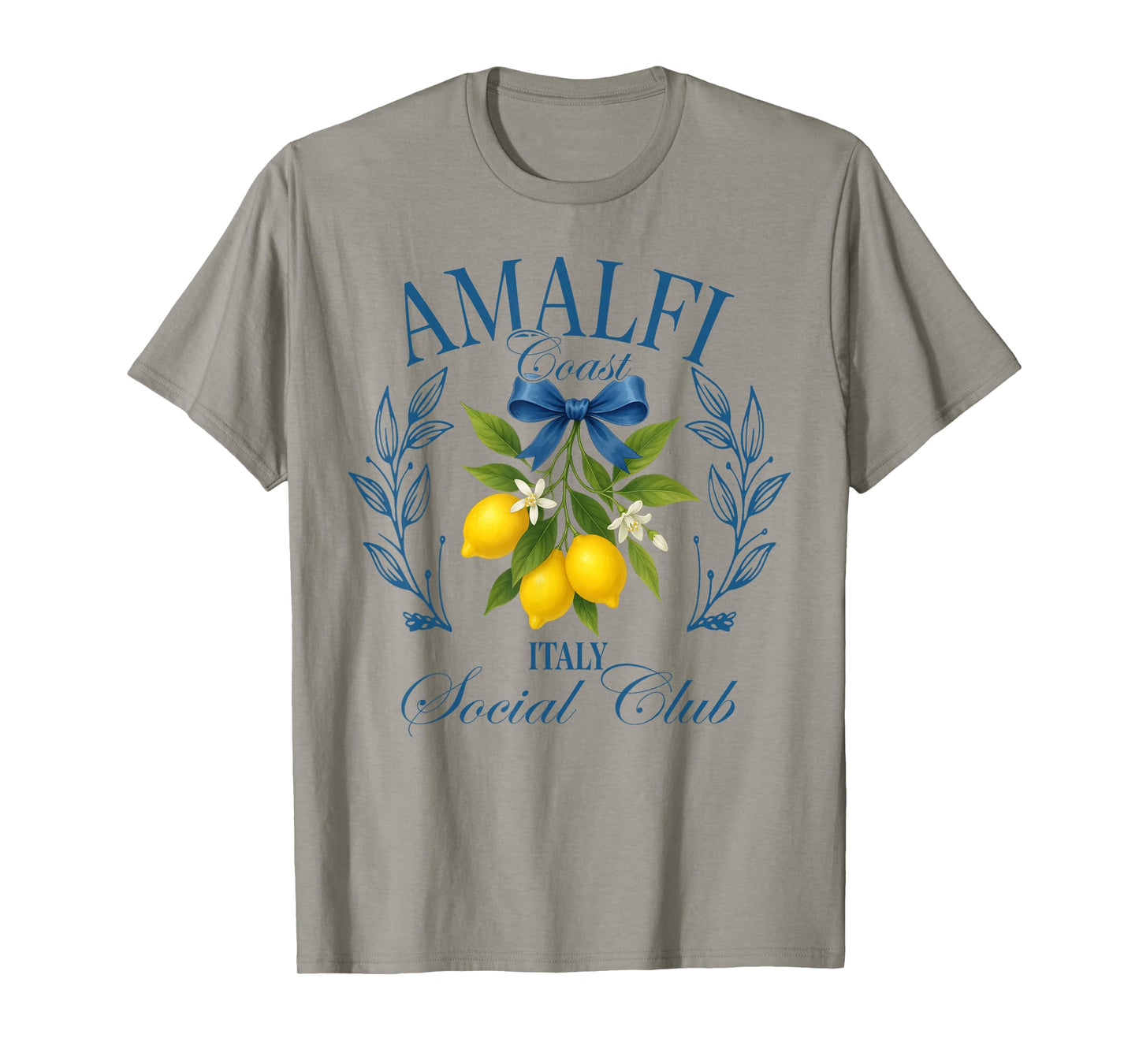 Amalfi Coast Social Club Italy Lemon Retro Summer Vacation T-Shirt