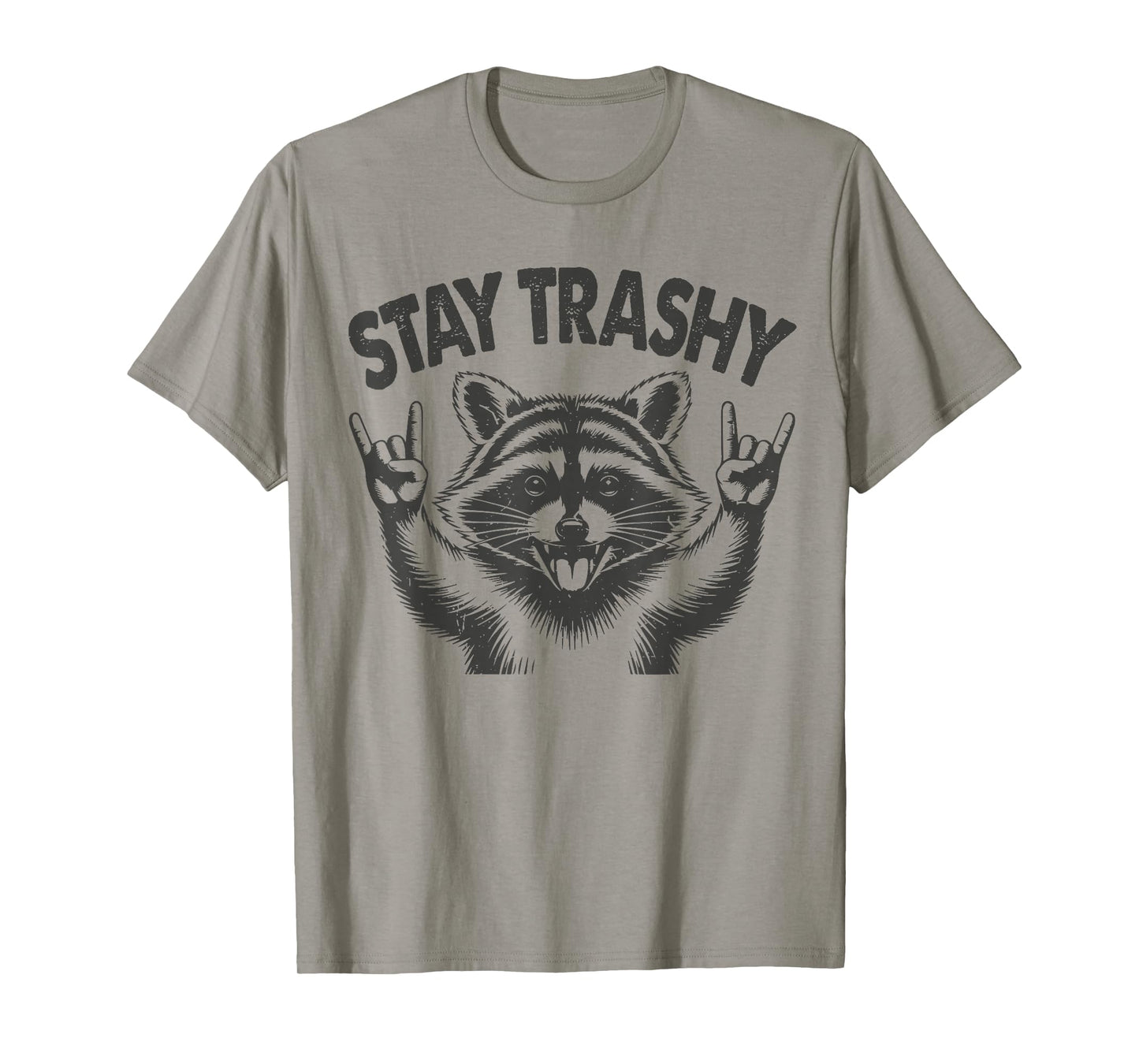 Men's Stay-Trashy Raccoon Women Funny Toddler Trash-Panda T-Shirt