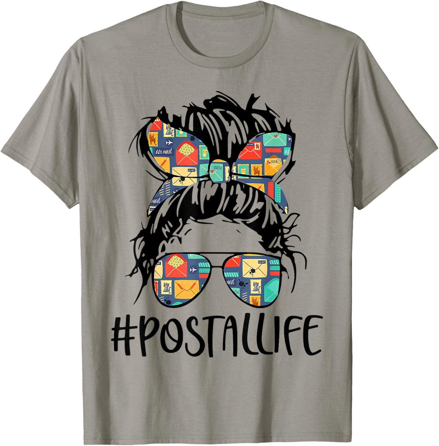 Postallife Mail Carrier Postal Worker Mailwoman Mother's Day T-Shirt