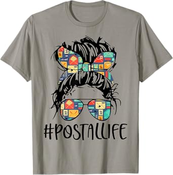 Postallife Mail Carrier Postal Worker Mailwoman Mother's Day T-Shirt