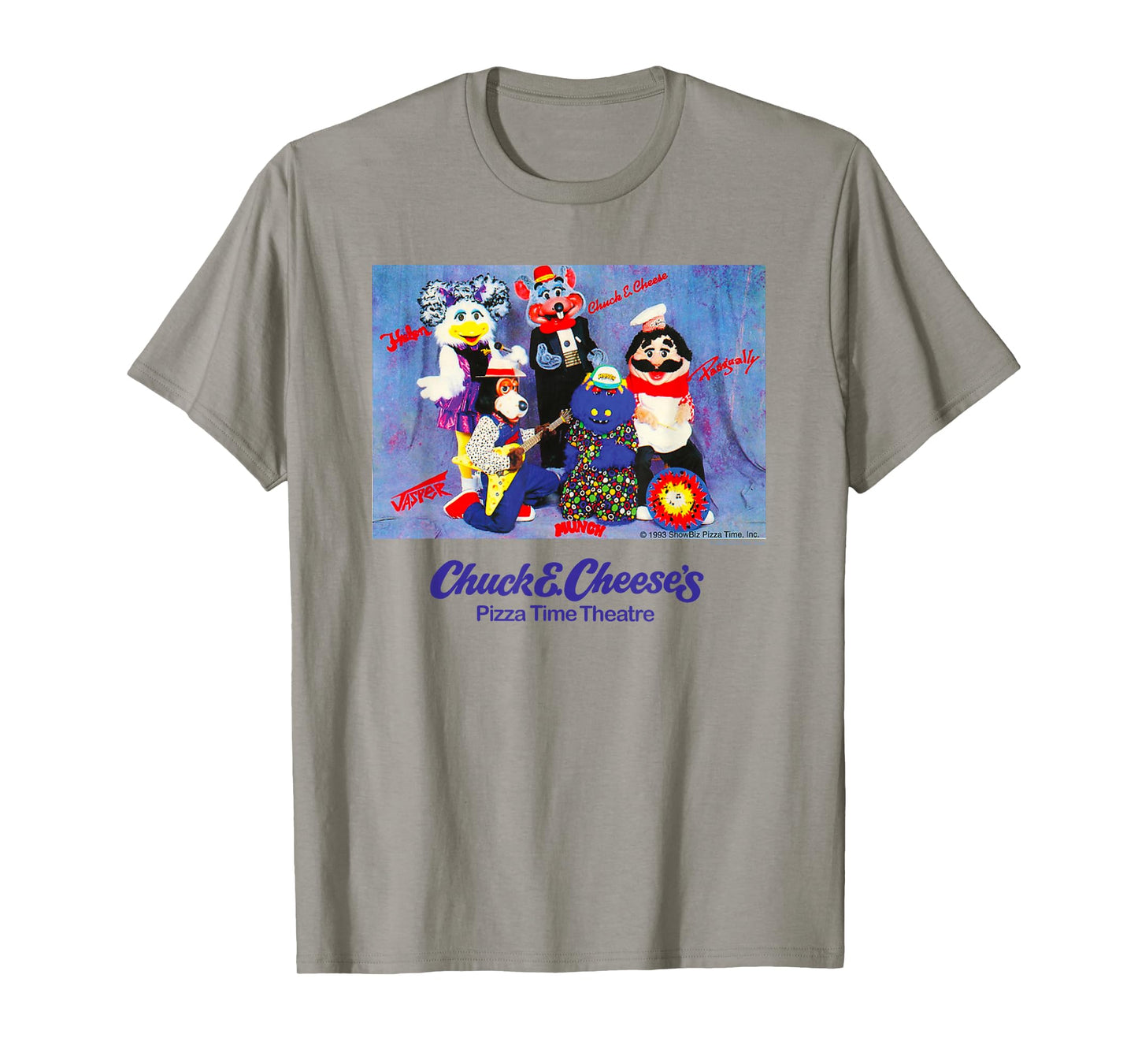 Chuck E. Cheese's Pizza Time Theater Vintage Group Shot T-Shirt