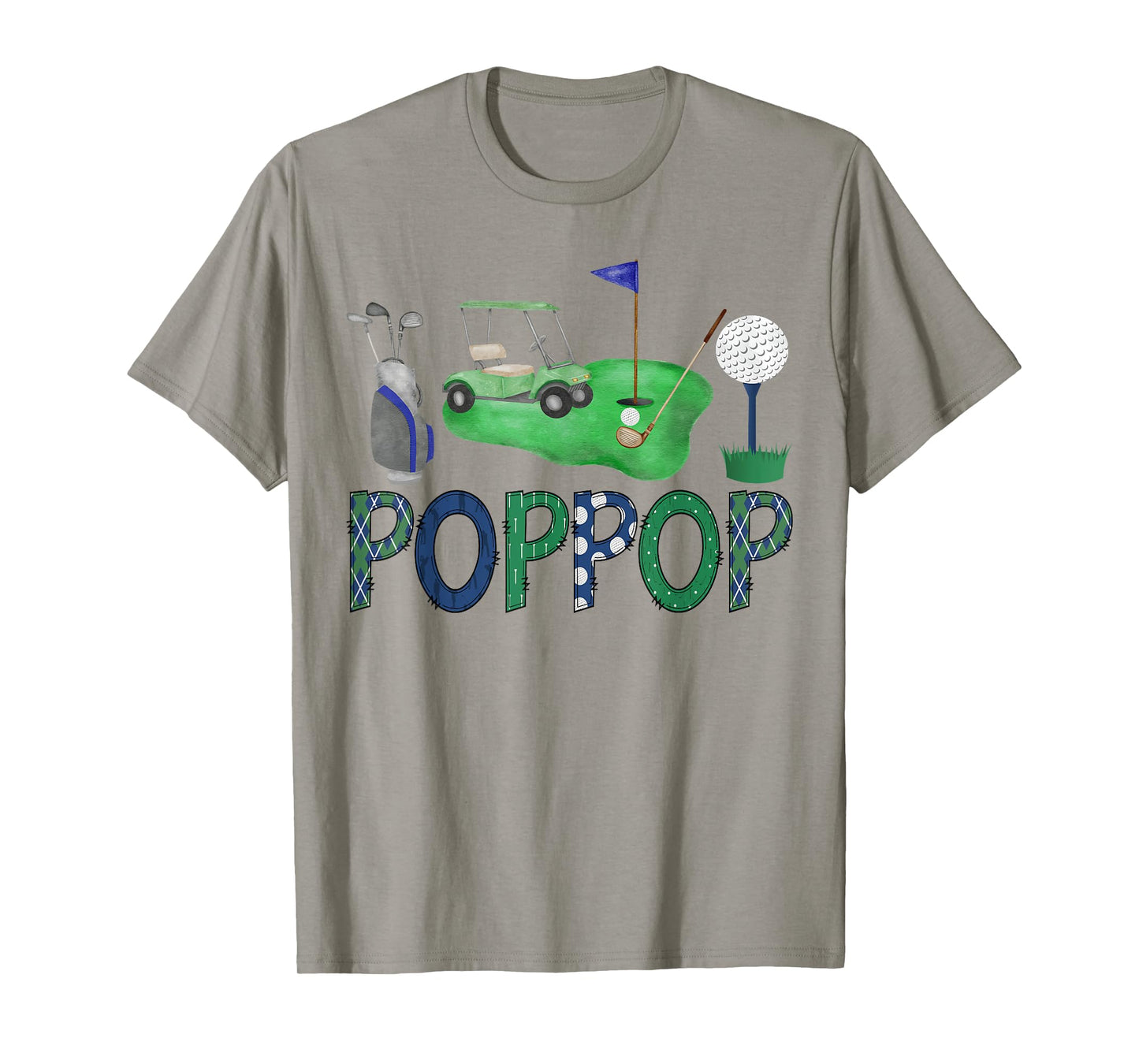 PopPop Of The Birthday Boy Hole in One Golf Sport Matching T-Shirt