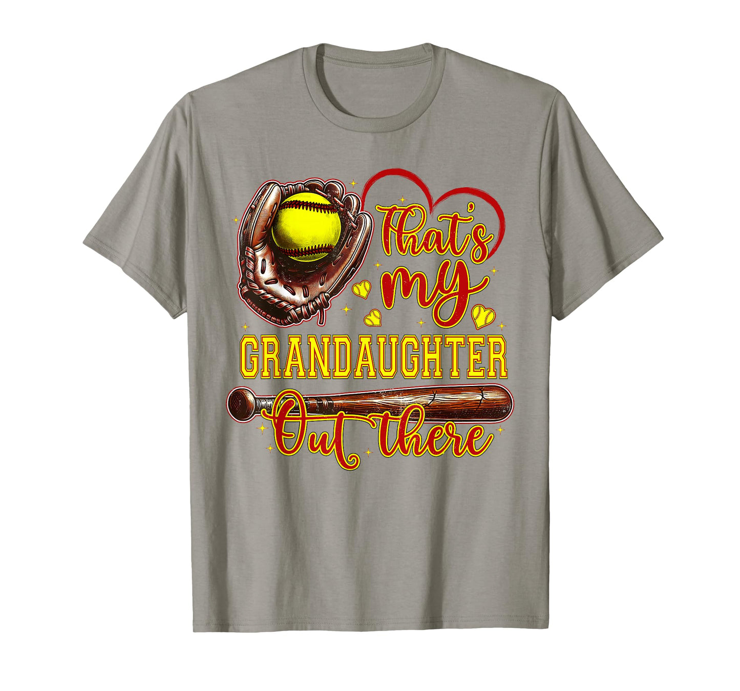 That's My Granddaughter Out There Softball Grandma T-Shirt