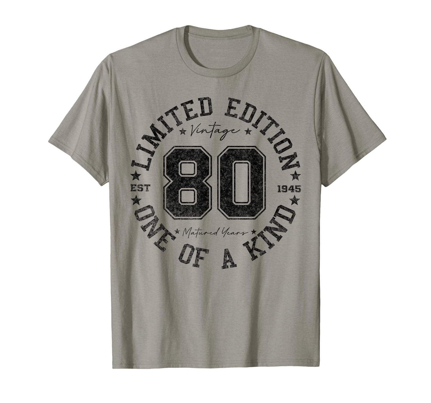 80 Year Old Gifts Vintage 1945 Limited Edition 80th Birthday T-Shirt