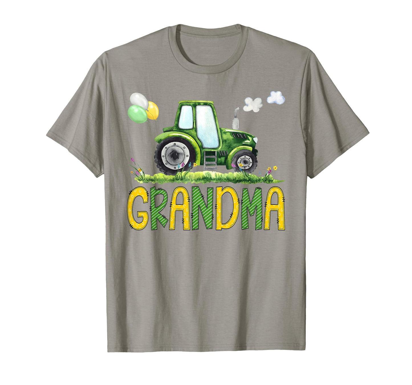 Grandma of The Birthday Boy Tractor Farm Truck Matching T-Shirt