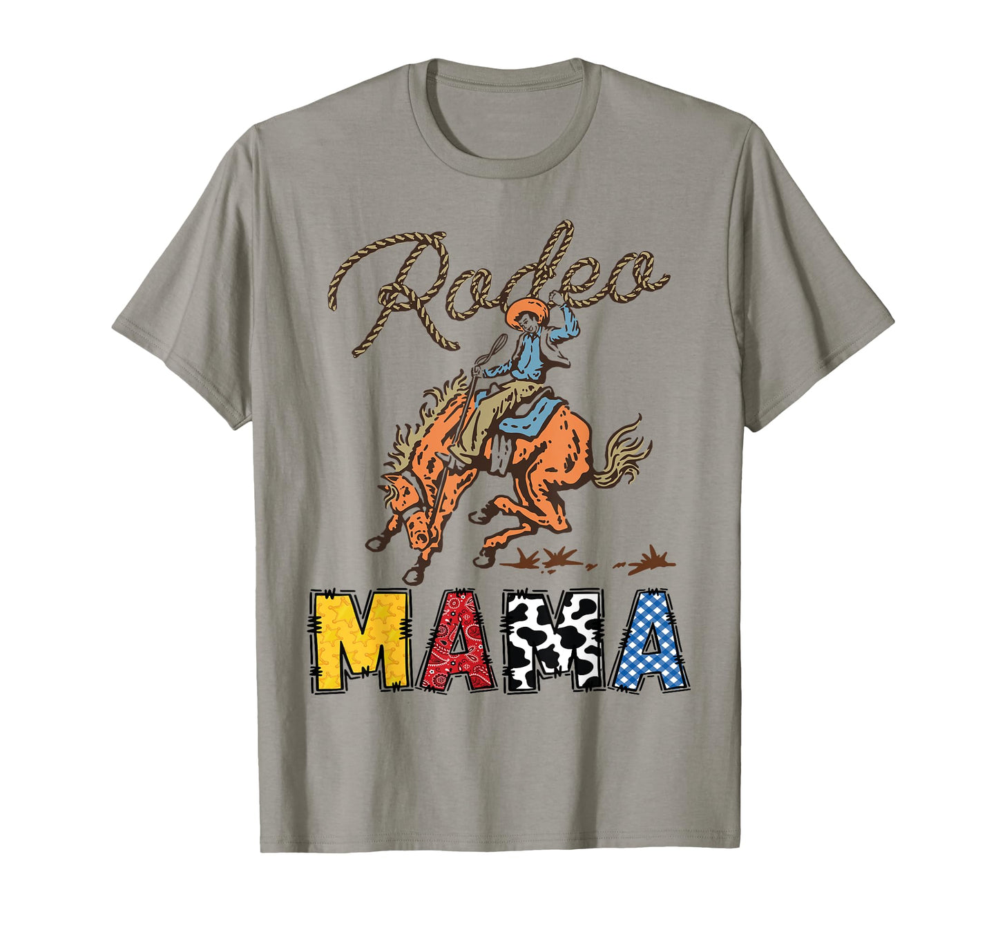 Rodeo Mama Cowboy Cowgirl Birthday Family Matching T-Shirt