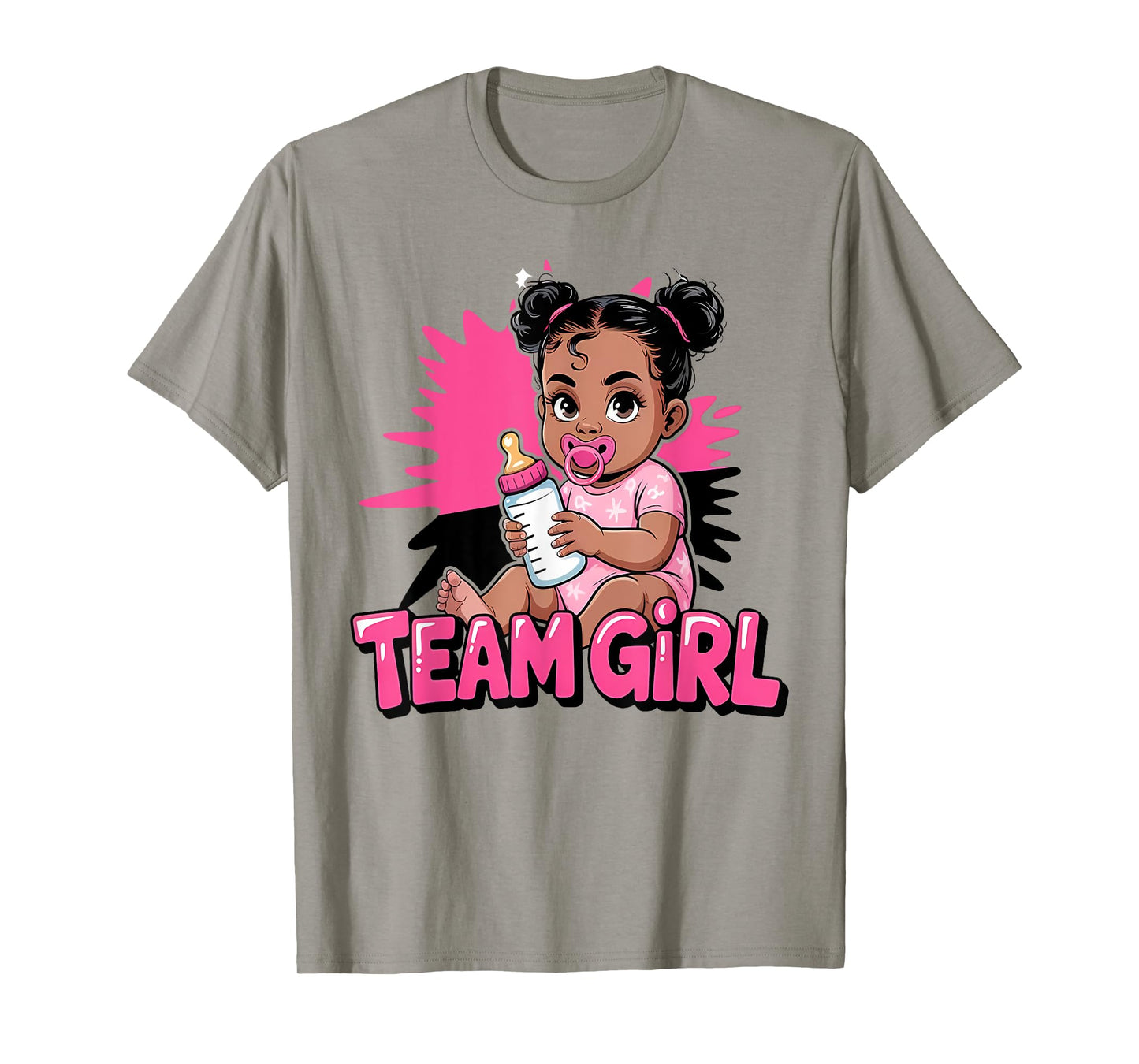 Team Girl Baby Gender Reveal Party Kid T-Shirt