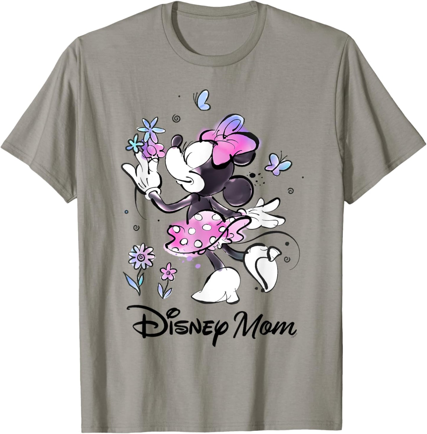 Disney Mom Minnie & Flowers Family Trip Mother’s Day Gift T-Shirt
