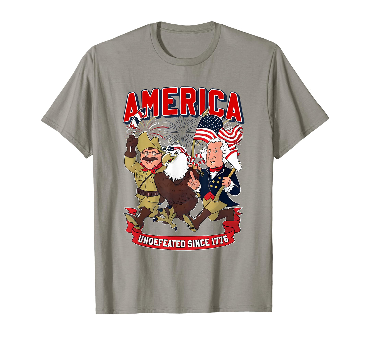 Funny 4th Of July America Undefeated Since 1776 T-Shirt