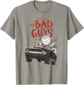 The Bad Guys Group Getaway Vehicle Poster T-Shirt