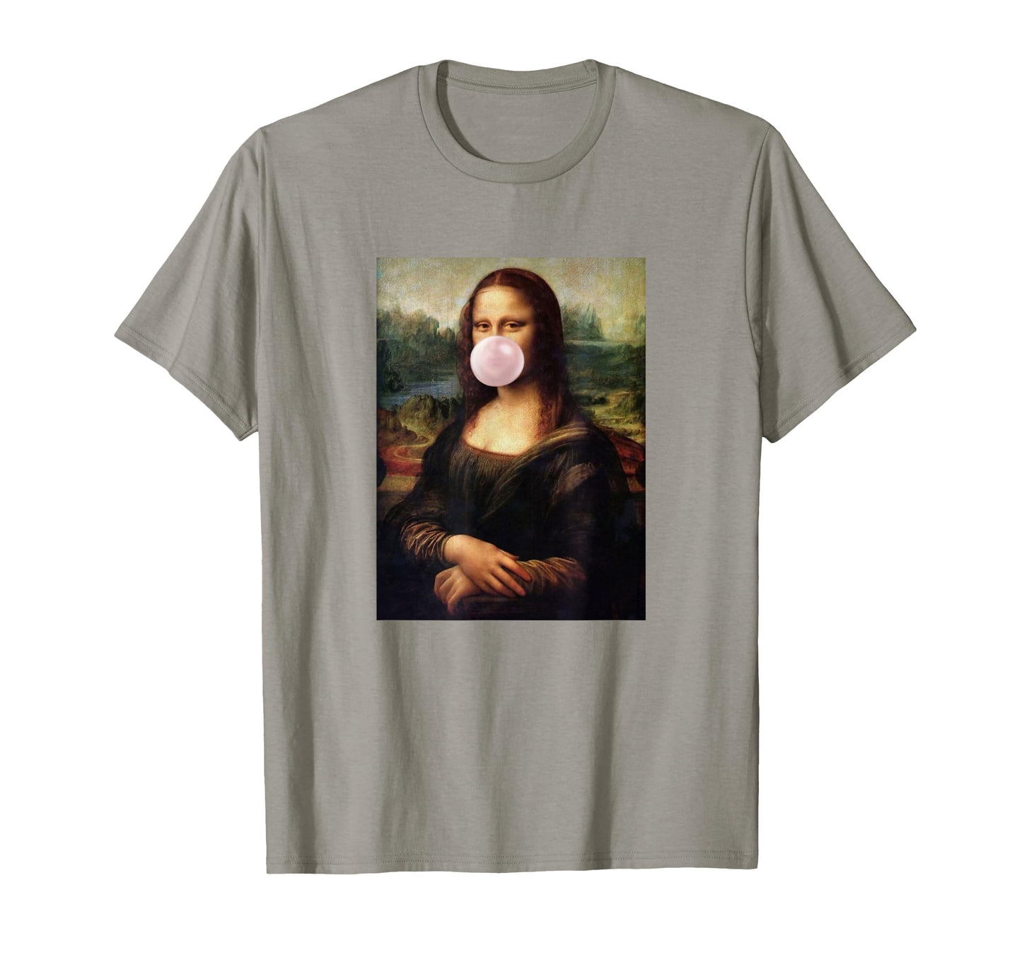 Mona Lisa T-Shirt Mona Lisa Bubblegum Bubble Mona Hoodie Lisa T-Shirt