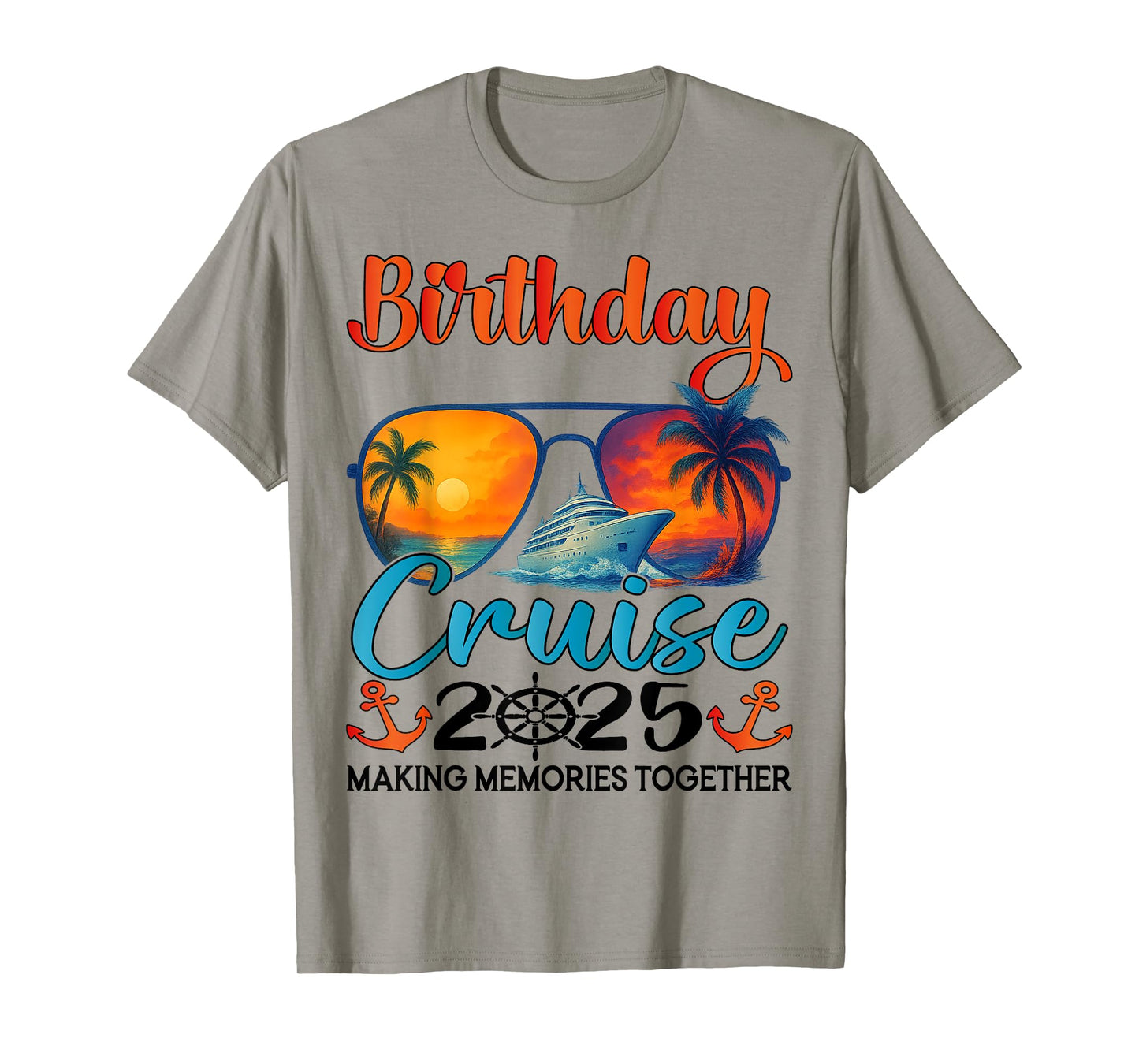 Birthday Cruise 2025 Family Birthday Cruise Groupe Matching T-Shirt