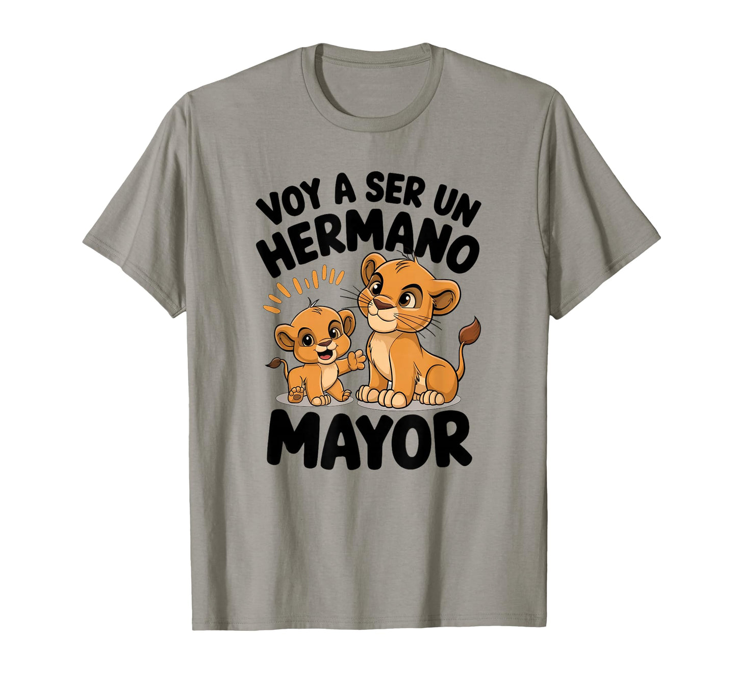 New Baby Announcement Spanish Big Brother Lion Cubs T-Shirt