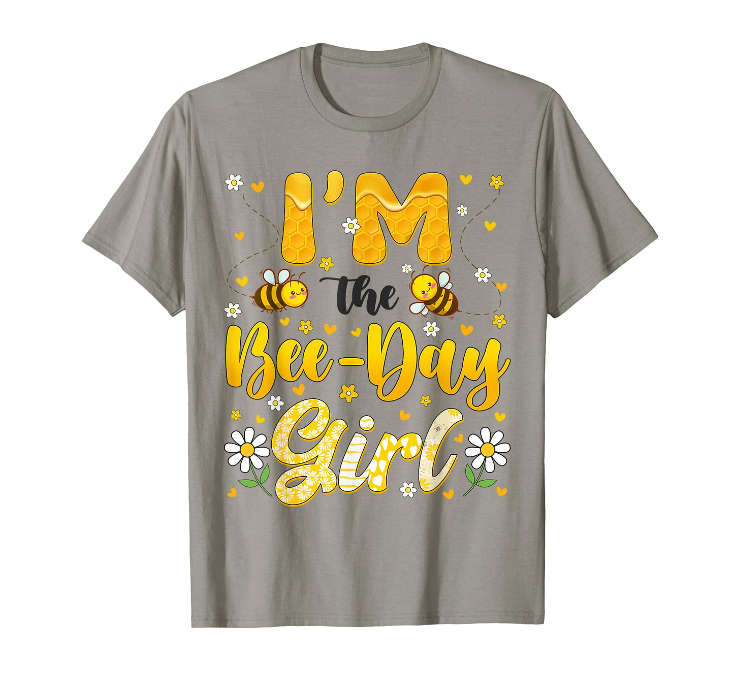 Im The Bee Day Girl Flower Birthday Group Family Matching T-Shirt