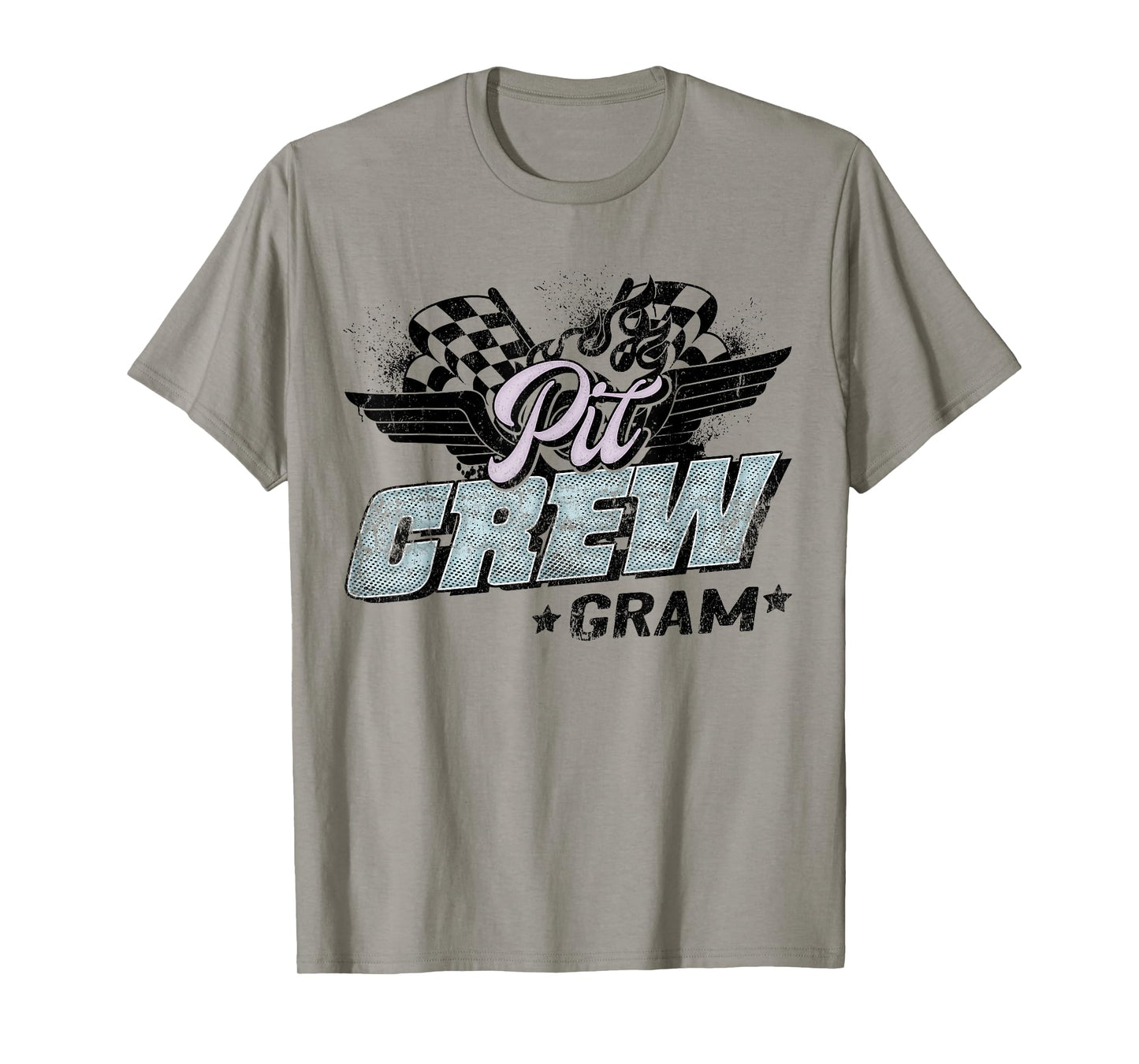 Pit Crew Gram Race Car Birthday Family Race Car T-Shirt