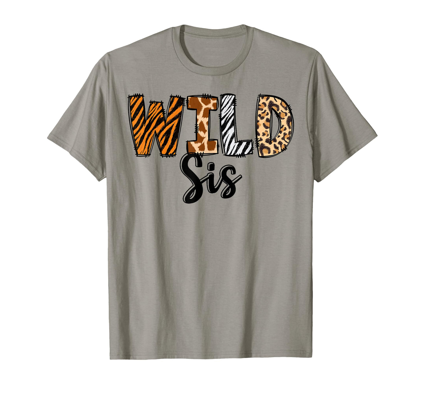 Wild Sis Zoo Born Two Be Wild B-day Safari Jungle Animal T-Shirt