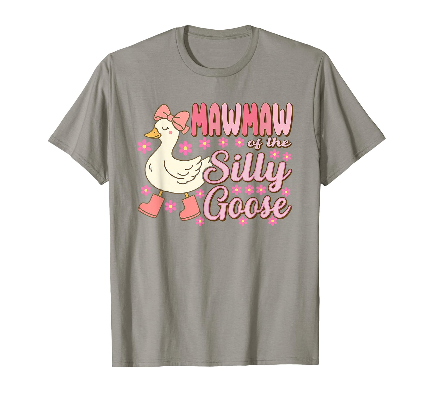 Mawmaw Goose On The Loose Funny Birthday Matching Family T-Shirt