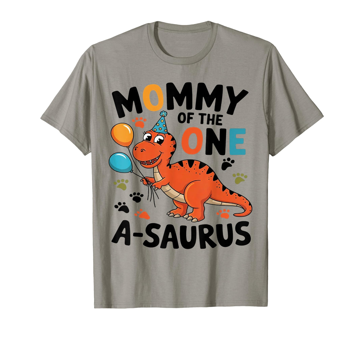 Mommy of The One-A-Saurus 2Nd Birthday Dinosaur Party T-Shirt