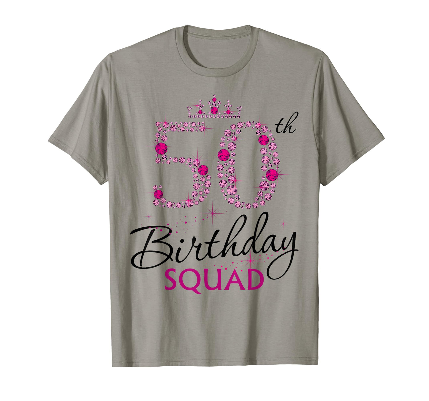50th Bday Group Birthday 50 Birthday 50 Party Crew Squad T-Shirt