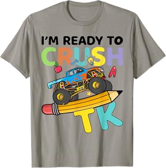 TK I'm Ready to Crush Kids Boys Girls First Day Of School T-Shirt