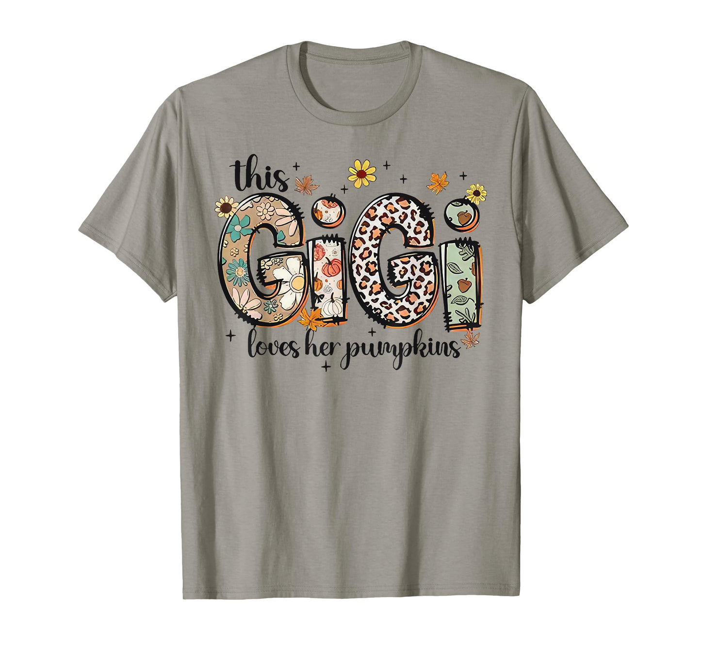 This Gigi Loves Her Pumpkins Fall Thanksgiving T-Shirt
