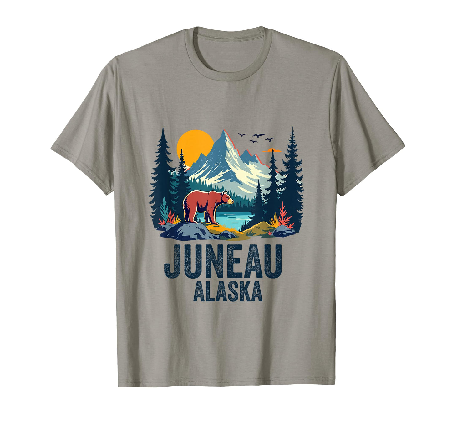 Juneau Alaska Souvenir Men Women Alaskan Trip Family T-Shirt