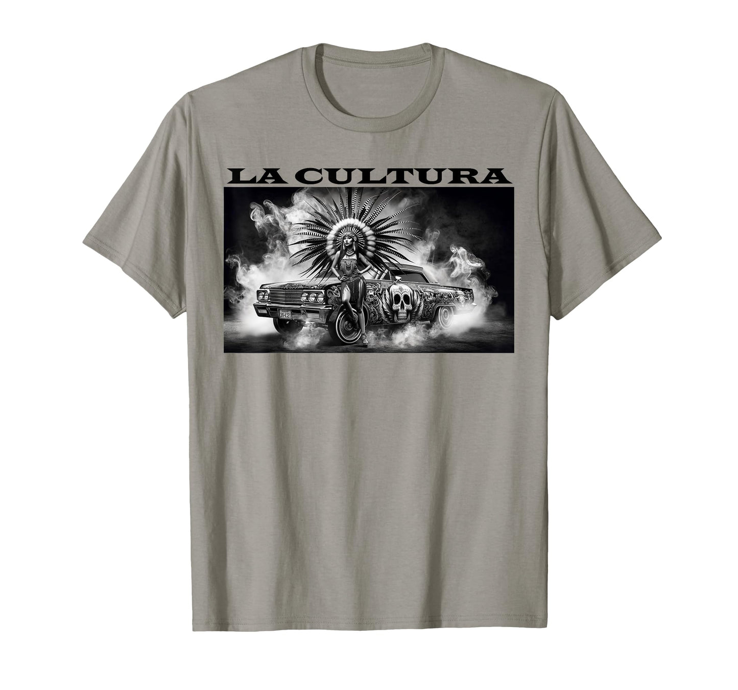 Chicano Mexican Culture Lowriders Aztec Classic La Cultura T-Shirt