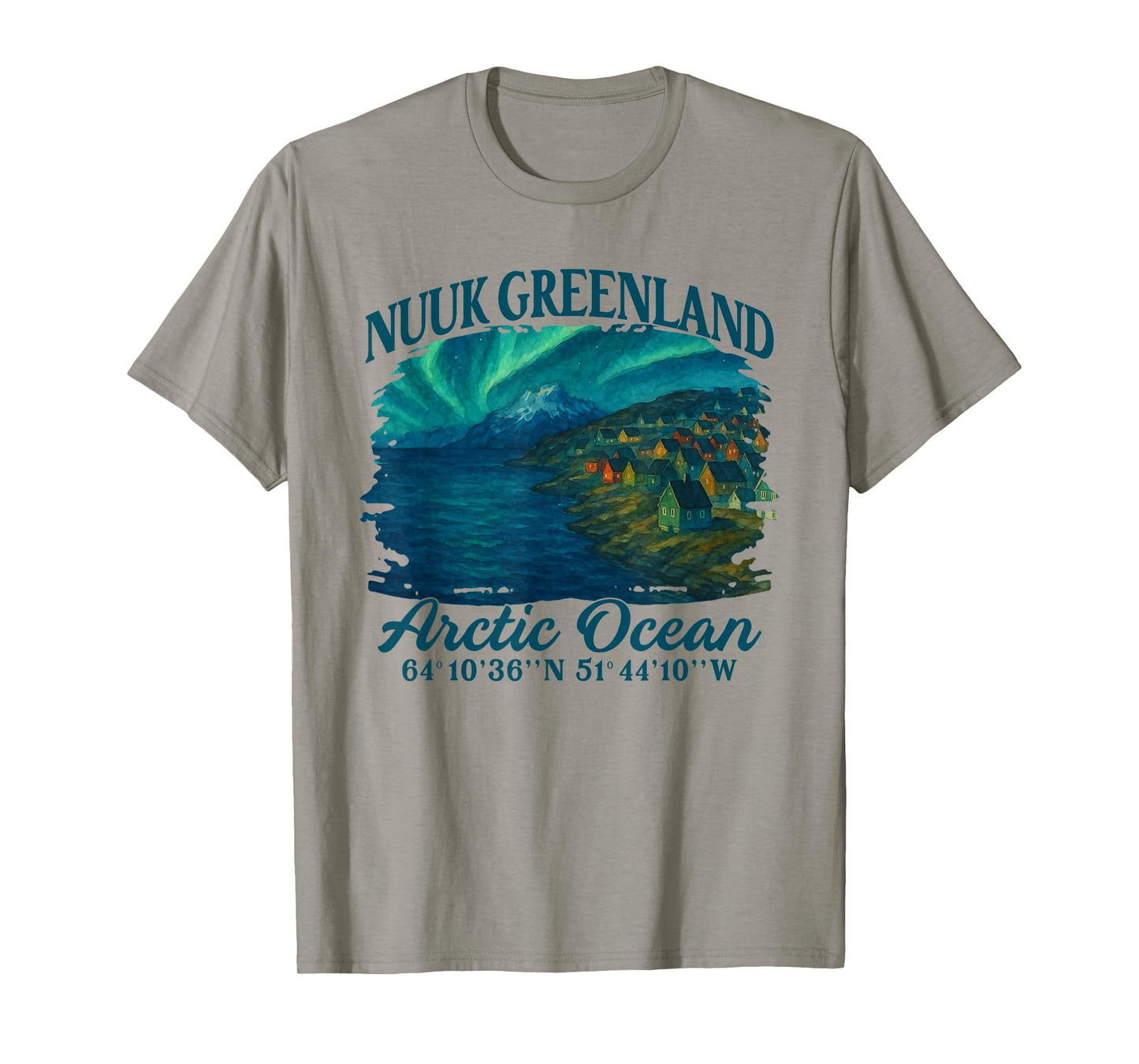 Nuuk Greenland Souvenir Kingdom Of Denmark Arctic Ocean T-Shirt