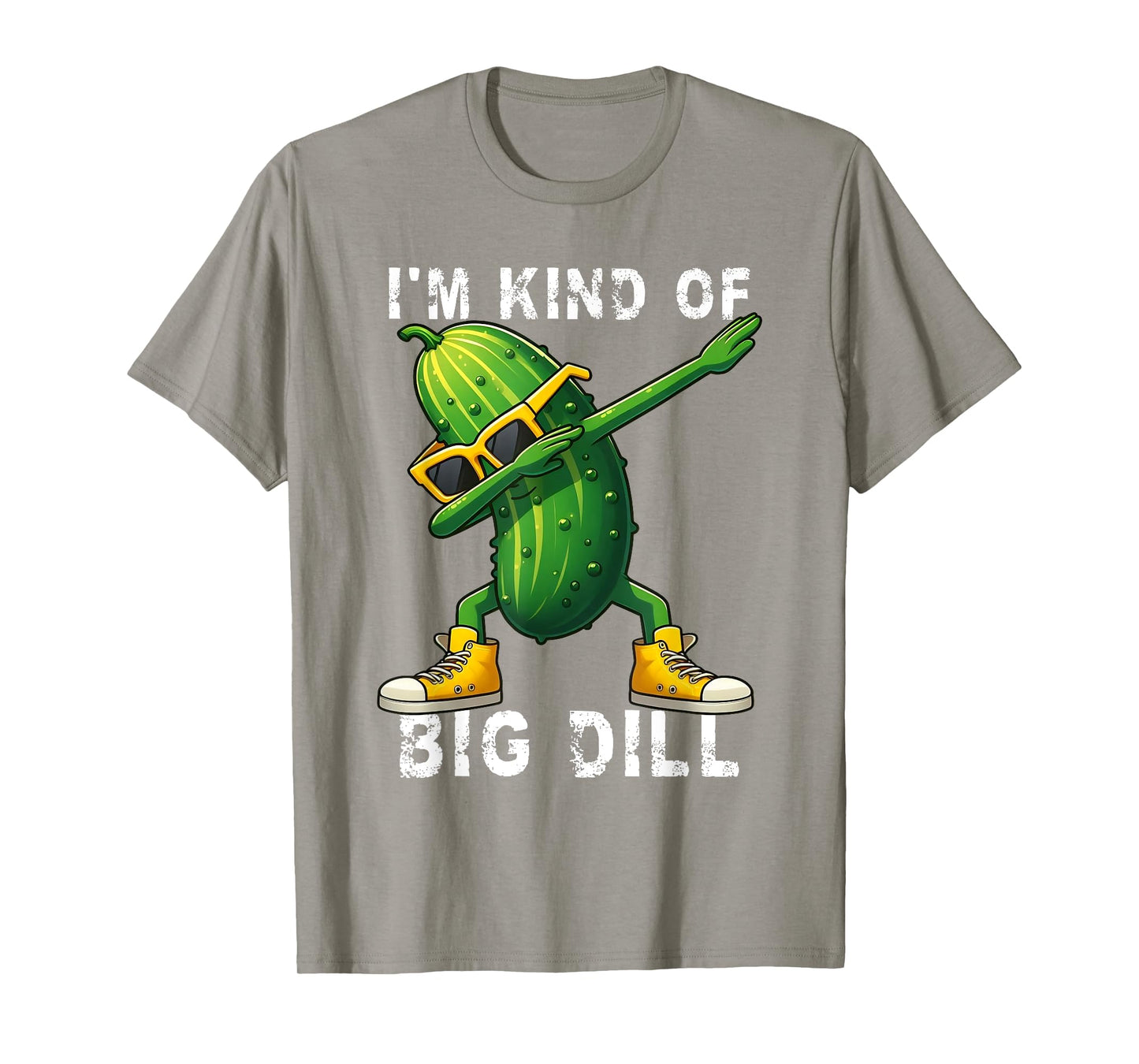 Iโm Kind Of Big Dill Pickle Dabbing Halloween Cucumber T-Shirt