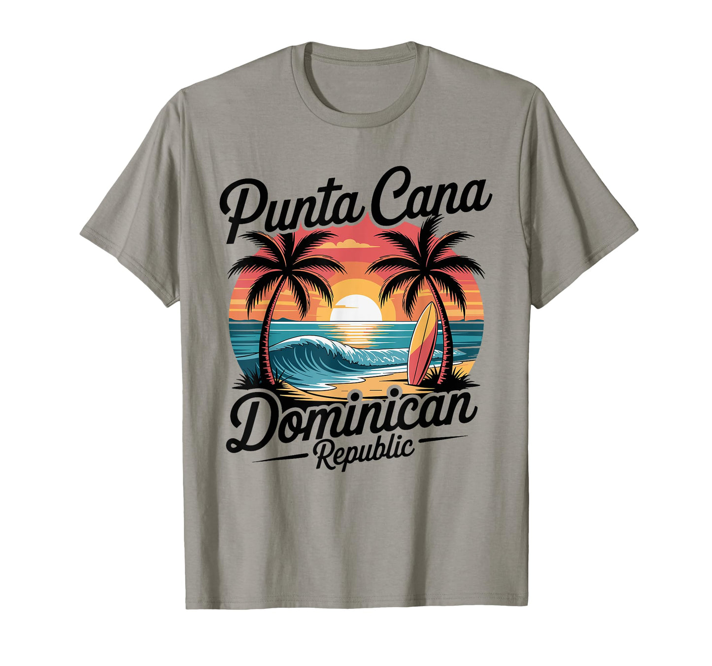Punta Cana Dominican Republic Tropical Beach Vacation Sunset T-Shirt