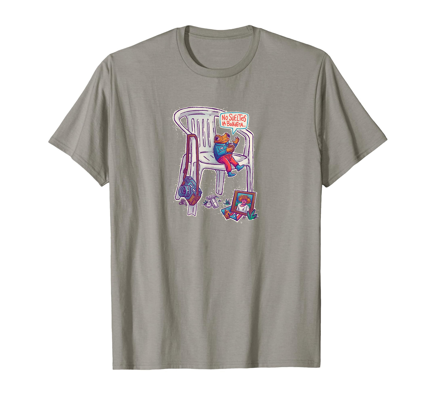 Sillas Blancas Puerto Rico Sapo Concho Bandera Boricua T-Shirt