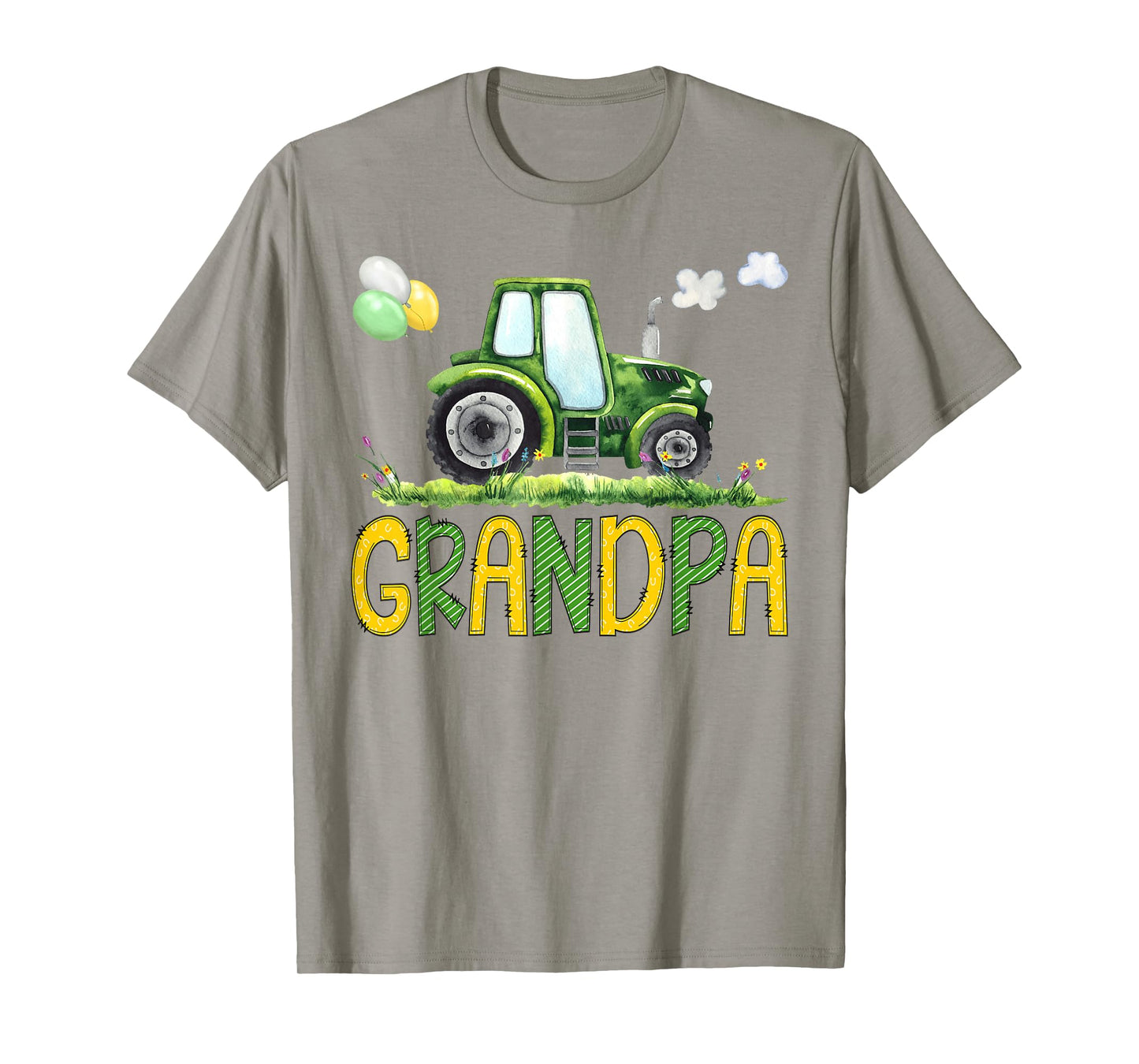 Grandpa of The Birthday Boy Tractor Farm Truck Matching T-Shirt