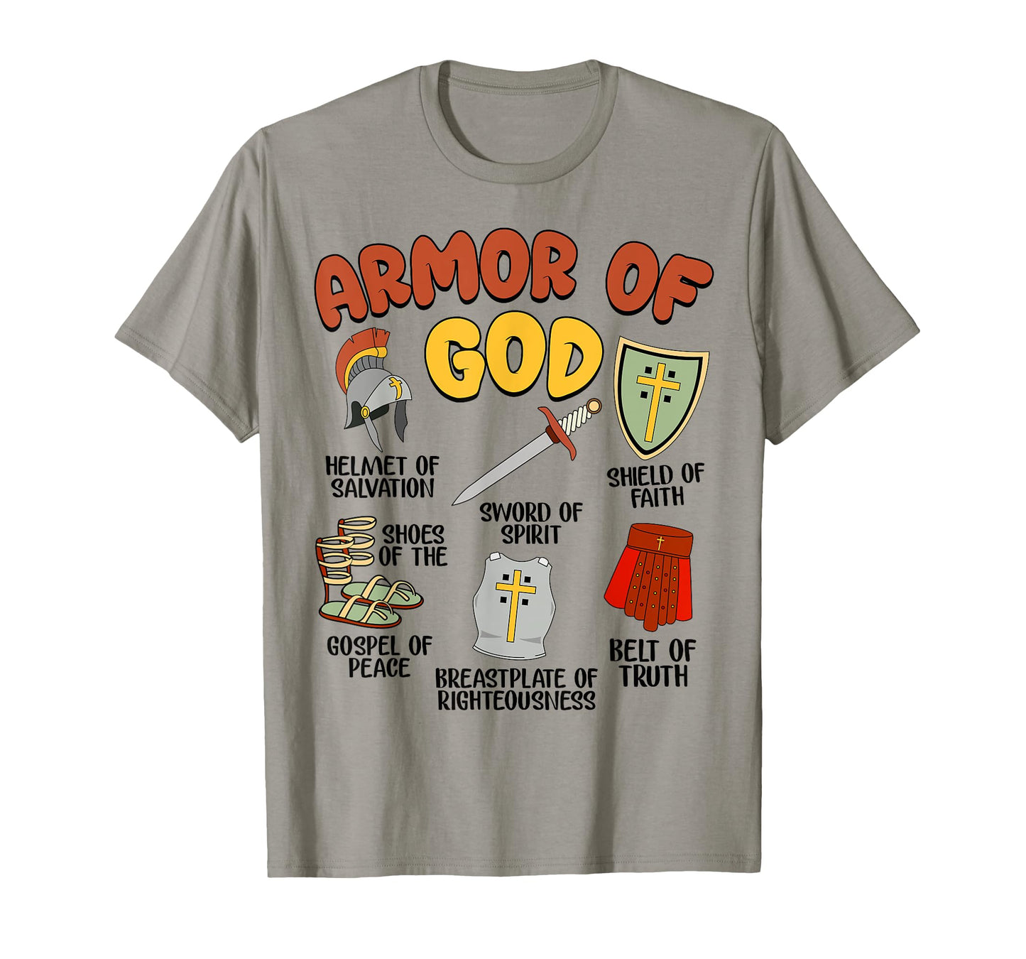 Toddler Armor of God Boy Kids Funny Christian Jesus is King T-Shirt