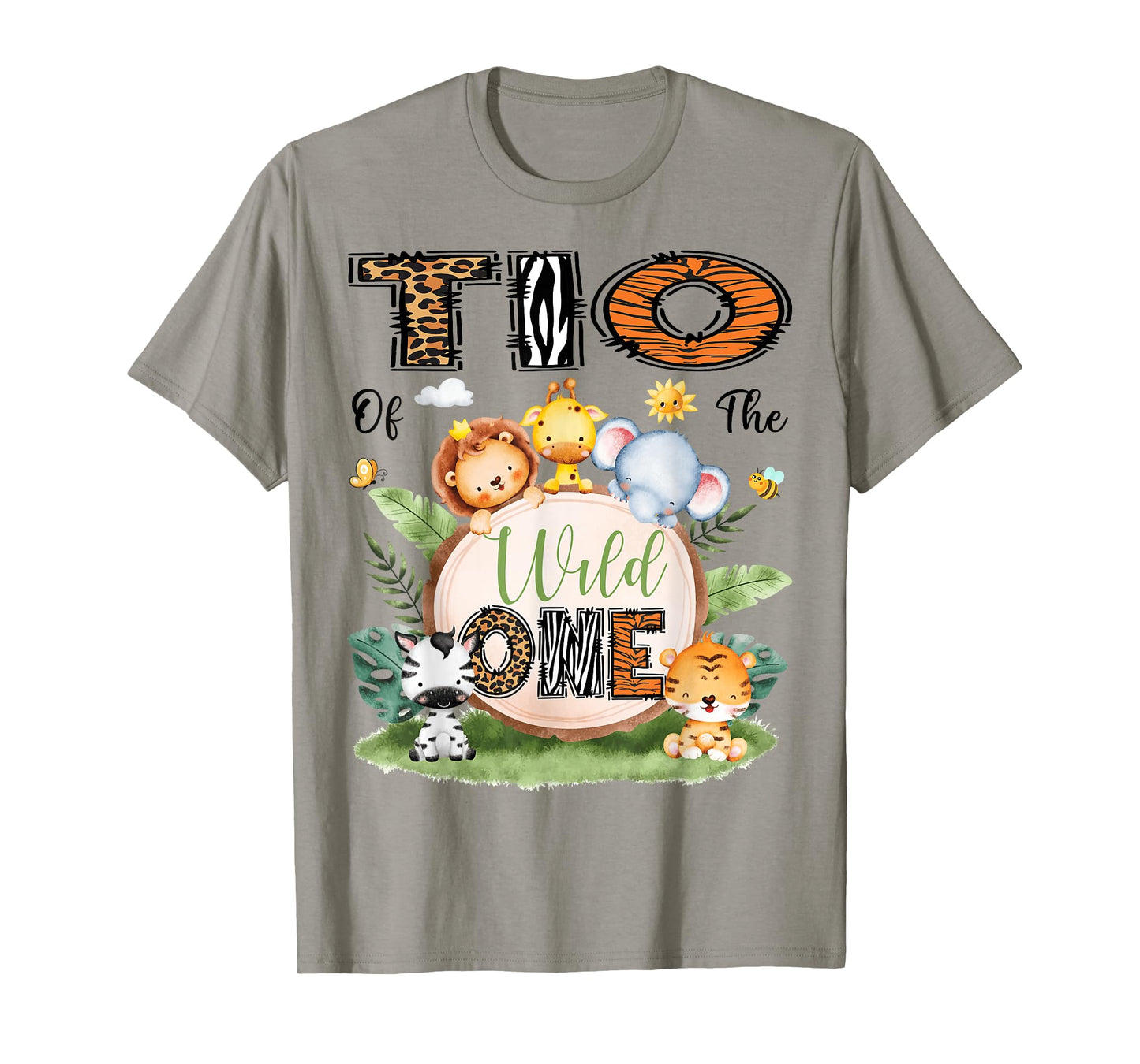 Tio Of The Wild One 1St Bday Boy Safari Woodland T-Shirt