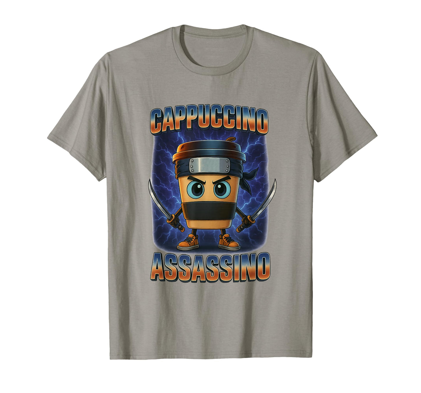 Cappuccino Assassino Italian Brainrot Funny Coffee Lovers T-Shirt