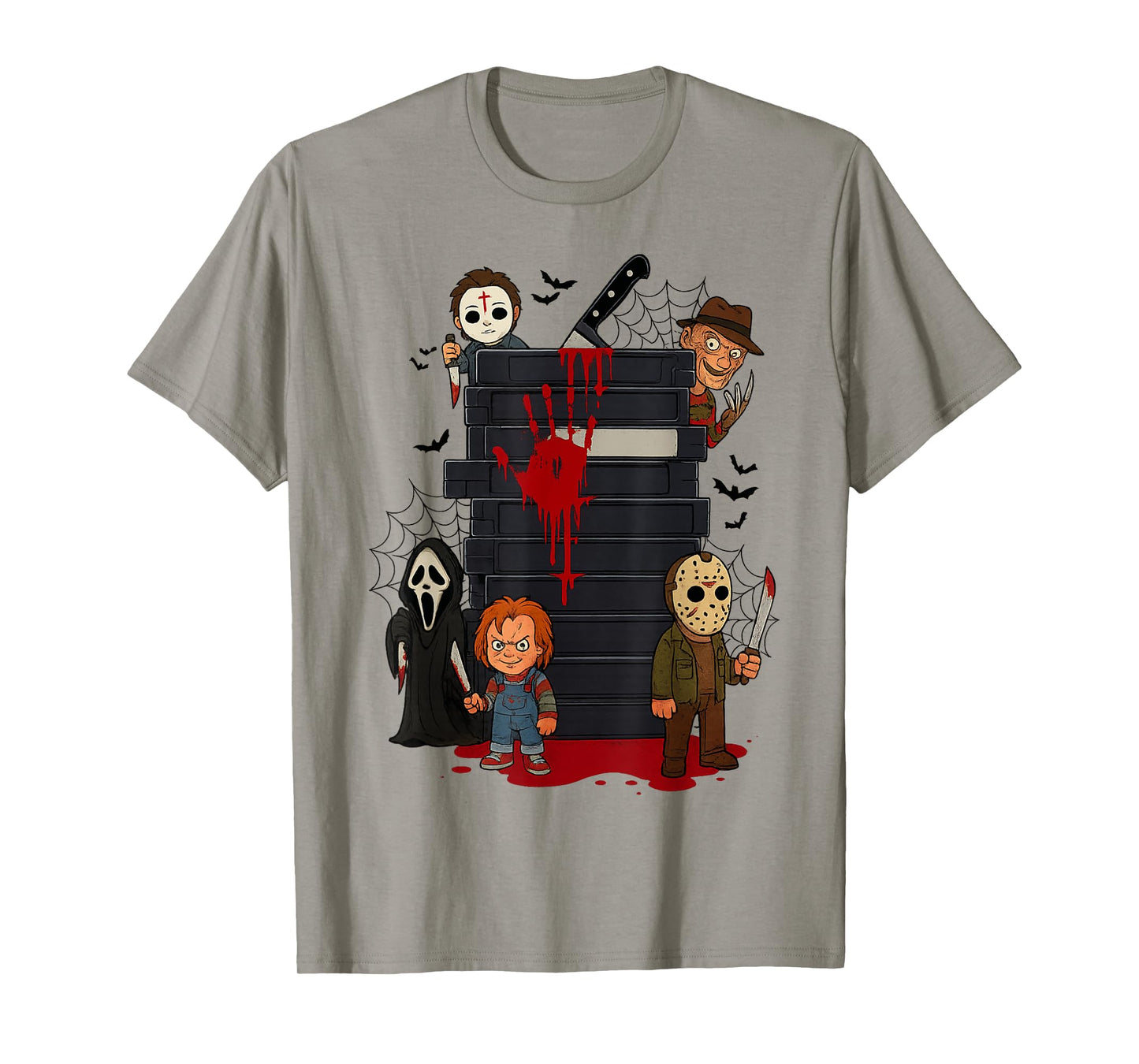 Halloween Horror Movie Characters Funny Scary Halloween T-Shirt