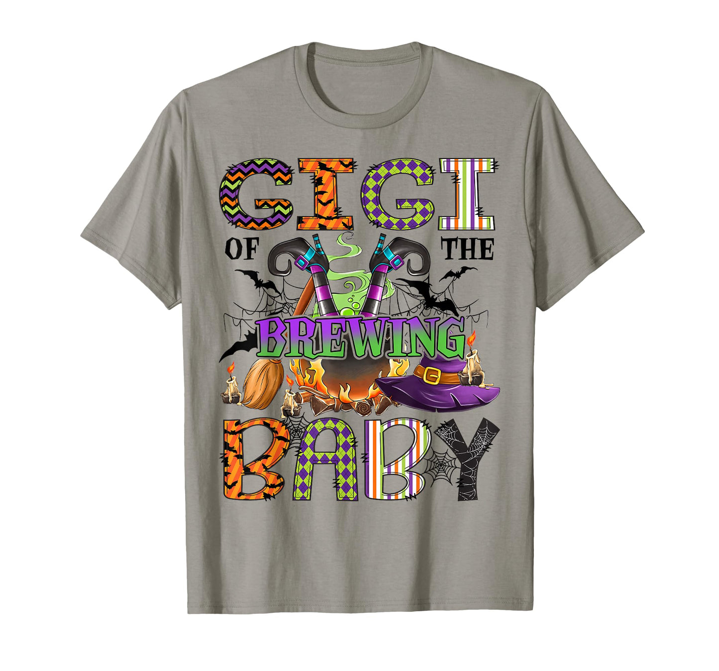 Gigi of Brewing Baby Halloween One Spooky Gigi T-Shirt