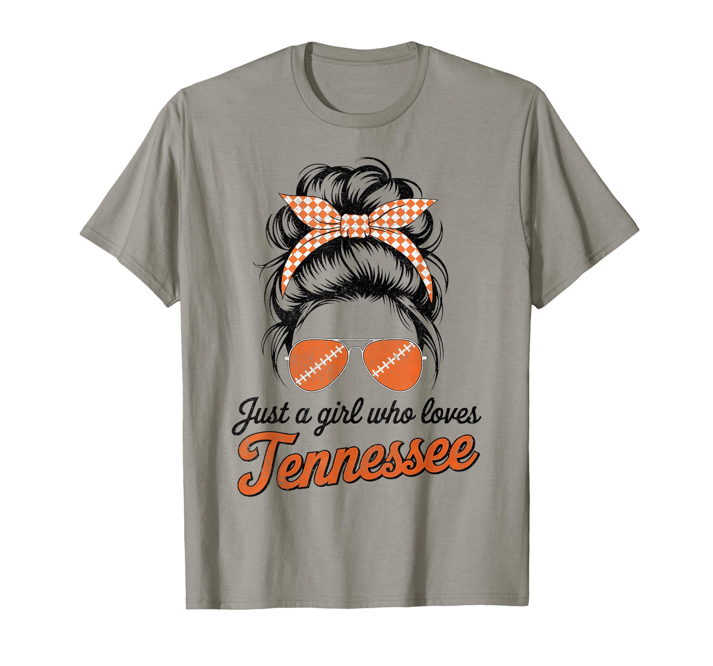 Just a Girl Who Loves Tennessee Tennessee Women Girls Moms T-Shirt