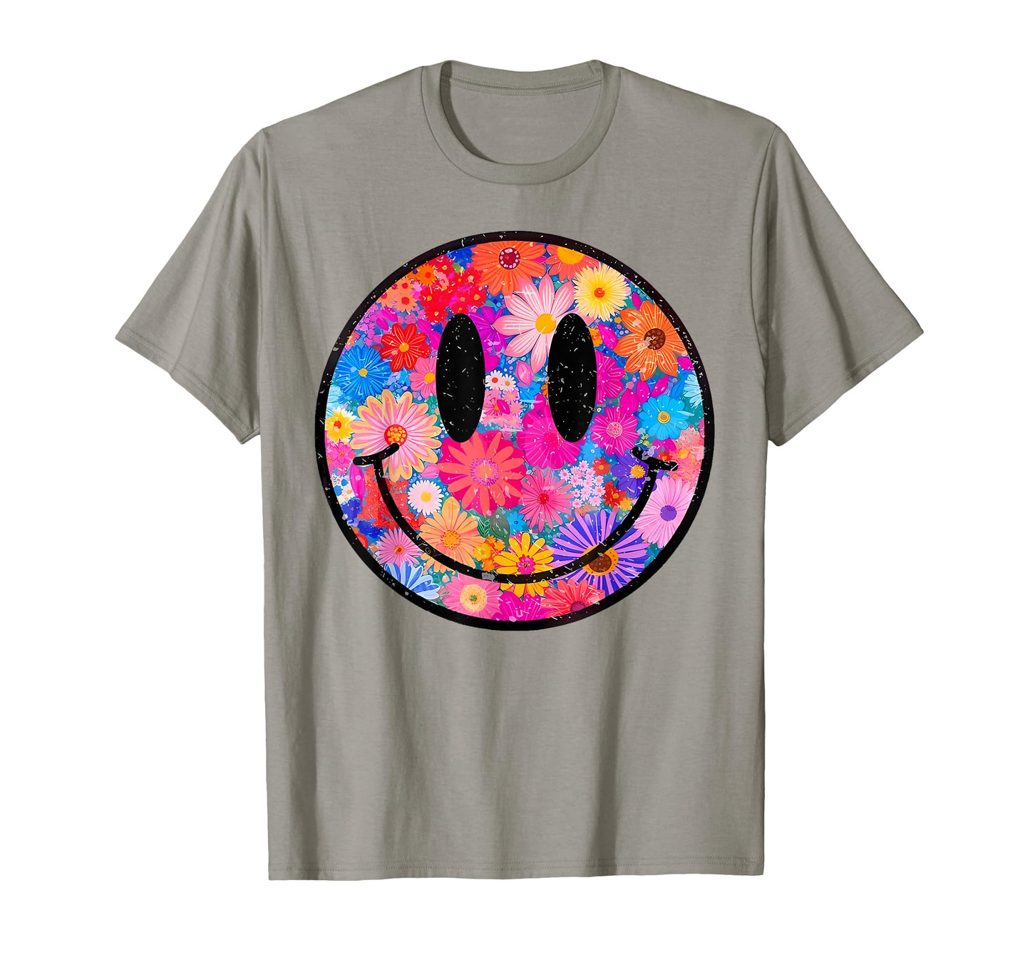 Happy Retro Daisy Smile Face Preppy Aesthetic Men Women Kids T-Shirt